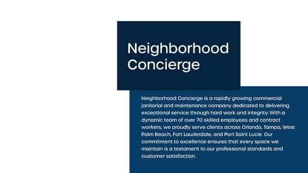 Neighborhood Concierge Cleaning Services - Page 3