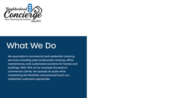 Neighborhood Concierge Cleaning Services - Page 4